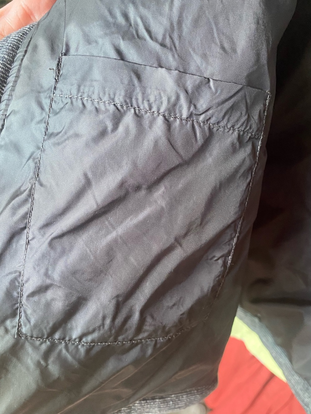 THE NORTH FACE PSEUDIO HEATHER GREY QUILTED VEST - Picture 15 of 16